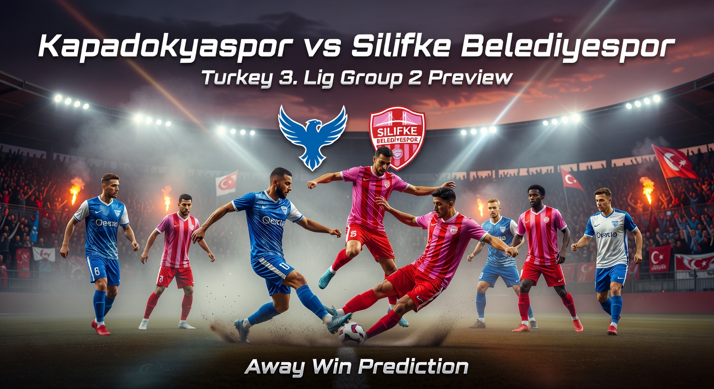 Kapadokyaspor vs Silifke Belediyespor Pronóstico / Prediction