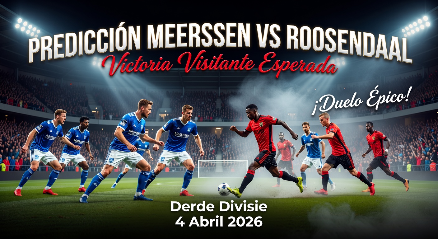 Meerssen vs Roosendaal Pronóstico / Prediction