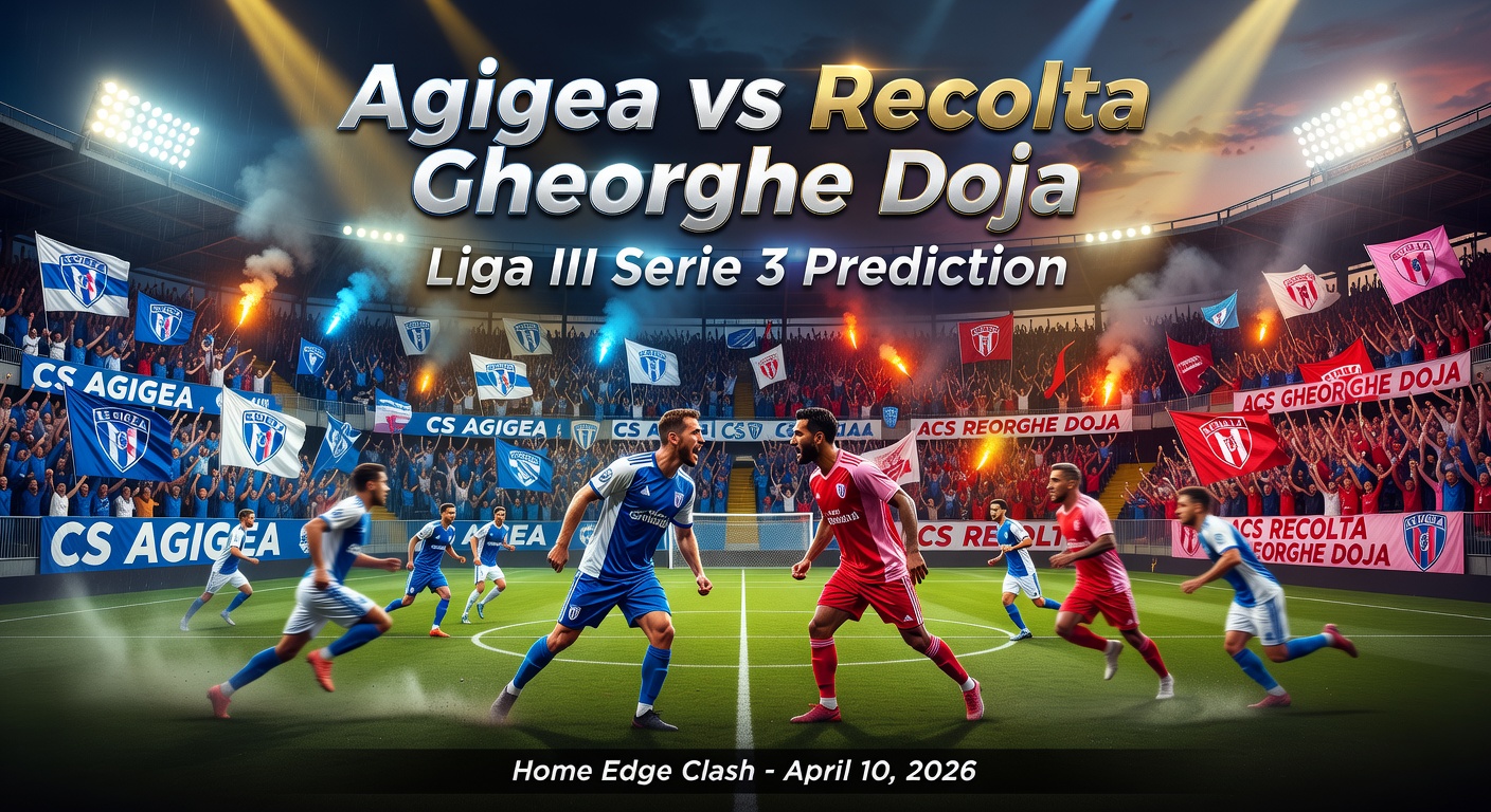 Agigea vs Recolta Gheorghe Doja Pronóstico / Prediction