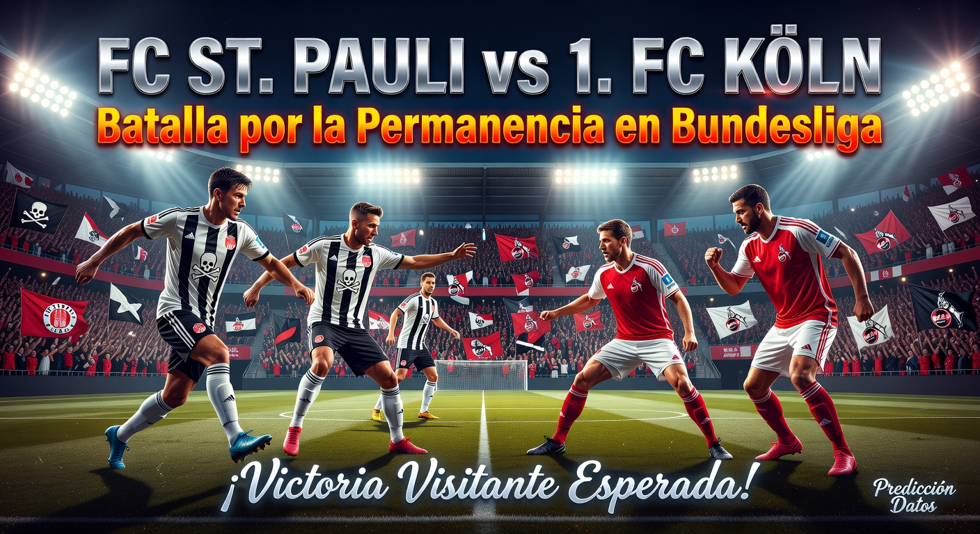 FC St. Pauli vs 1. FC Köln Pronóstico / Prediction