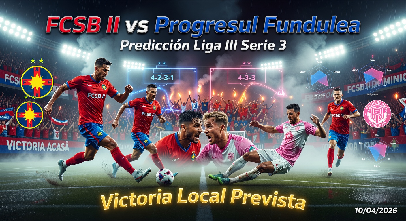 FCSB II vs Progresul Fundulea Pronóstico / Prediction