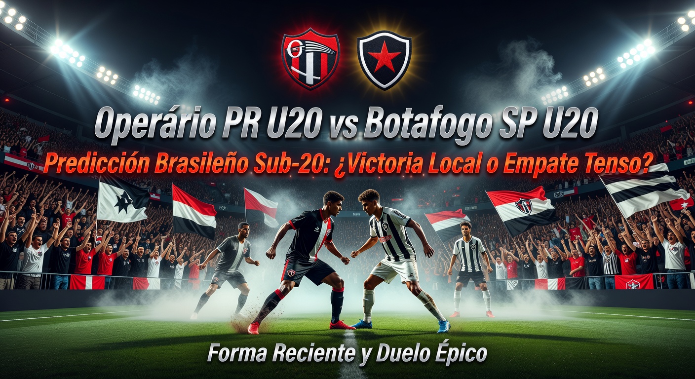 Operário PR U20 vs Botafogo SP U20 Pronóstico / Prediction