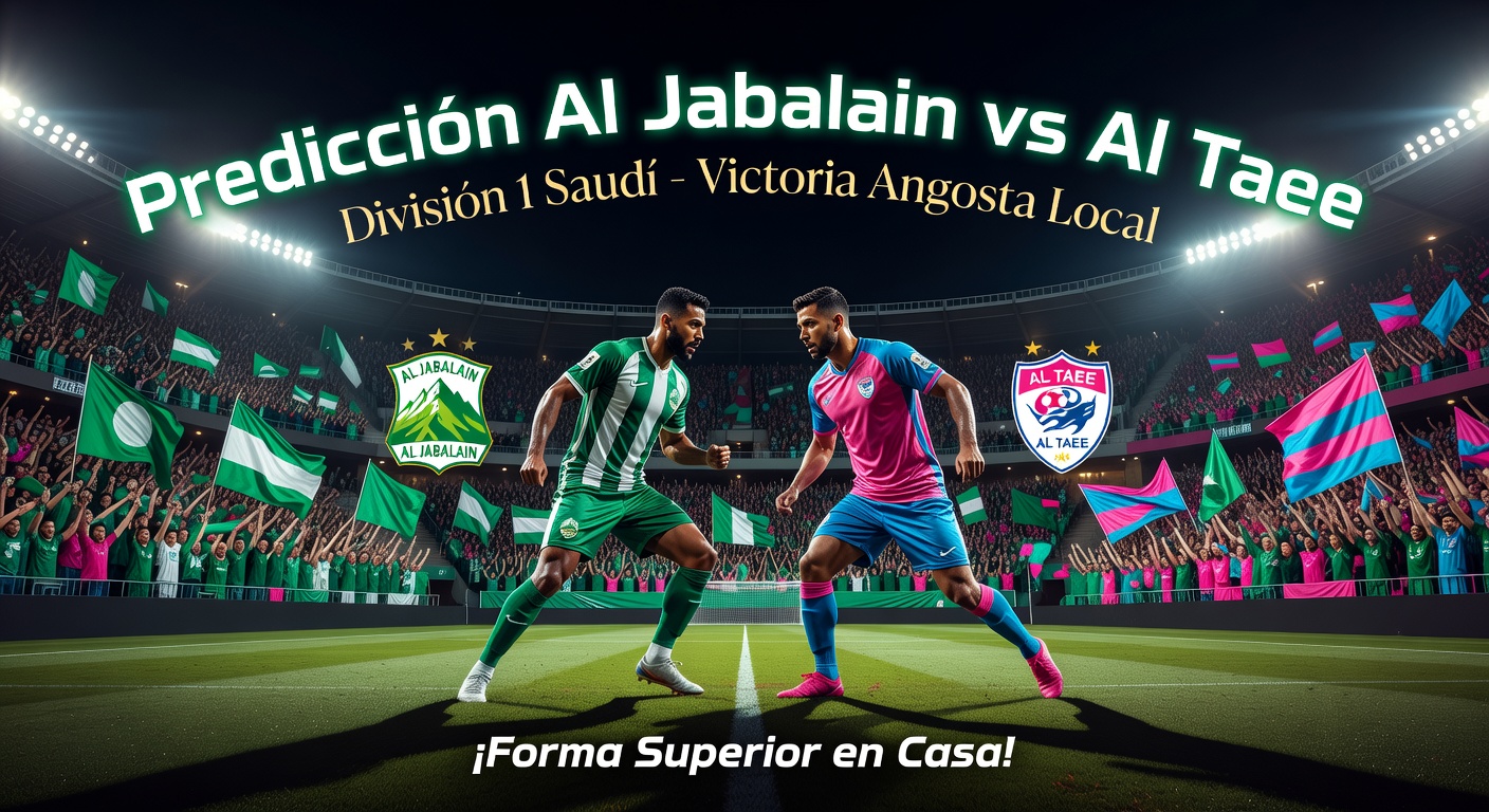 Al Jabalain vs Al Taee Pronóstico / Prediction