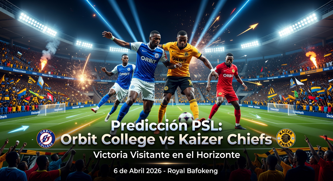 Orbit College vs Kaizer Chiefs Pronóstico / Prediction