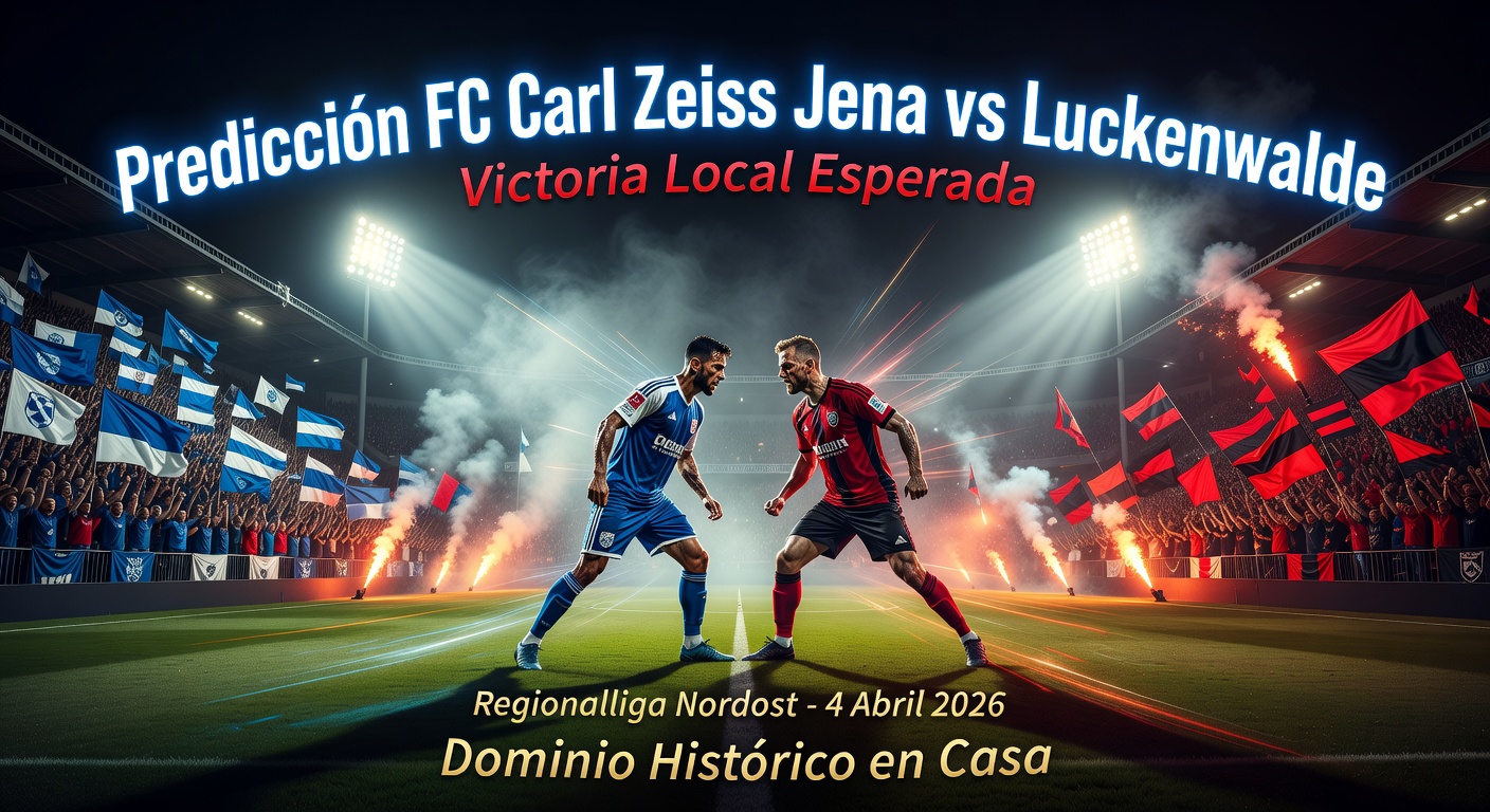 FC Carl Zeiss Jena vs Luckenwalde Pronóstico / Prediction