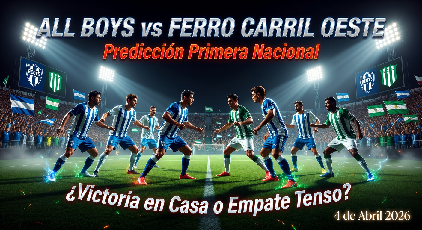 All Boys vs Ferro Carril Oeste Pronóstico / Prediction