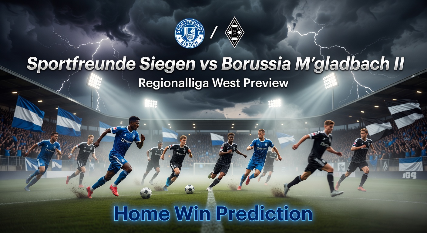 Sportfreunde Siegen vs Borussia M'gladbach II Pronóstico / Prediction