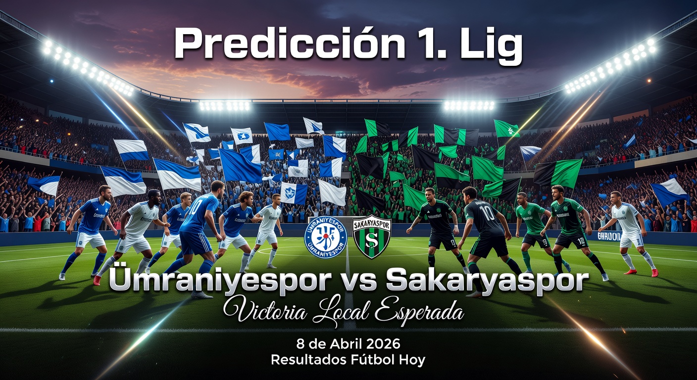 Ümraniyespor vs Sakaryaspor Pronóstico / Prediction