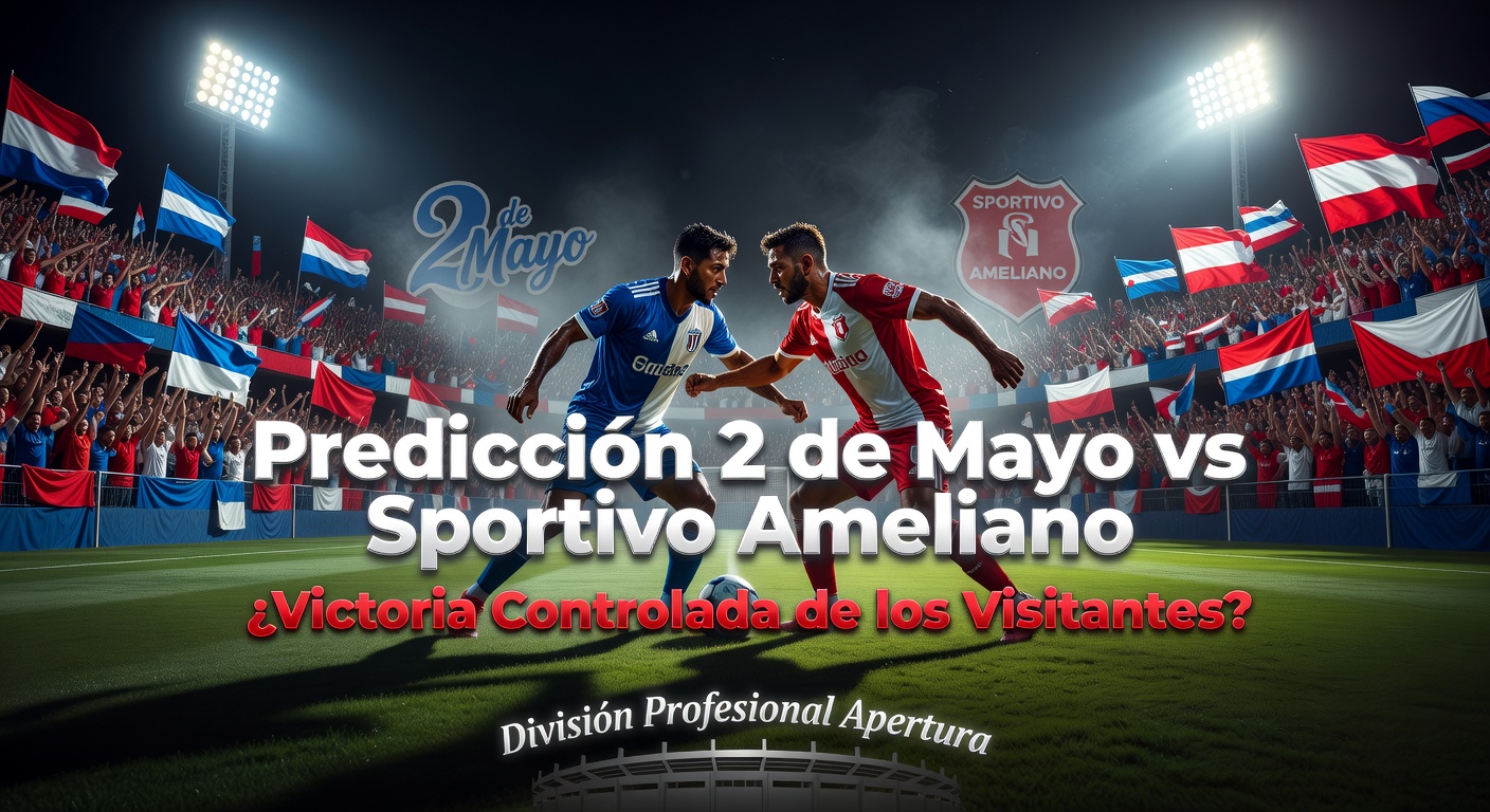 2 de Mayo vs Sportivo Ameliano Pronóstico / Prediction