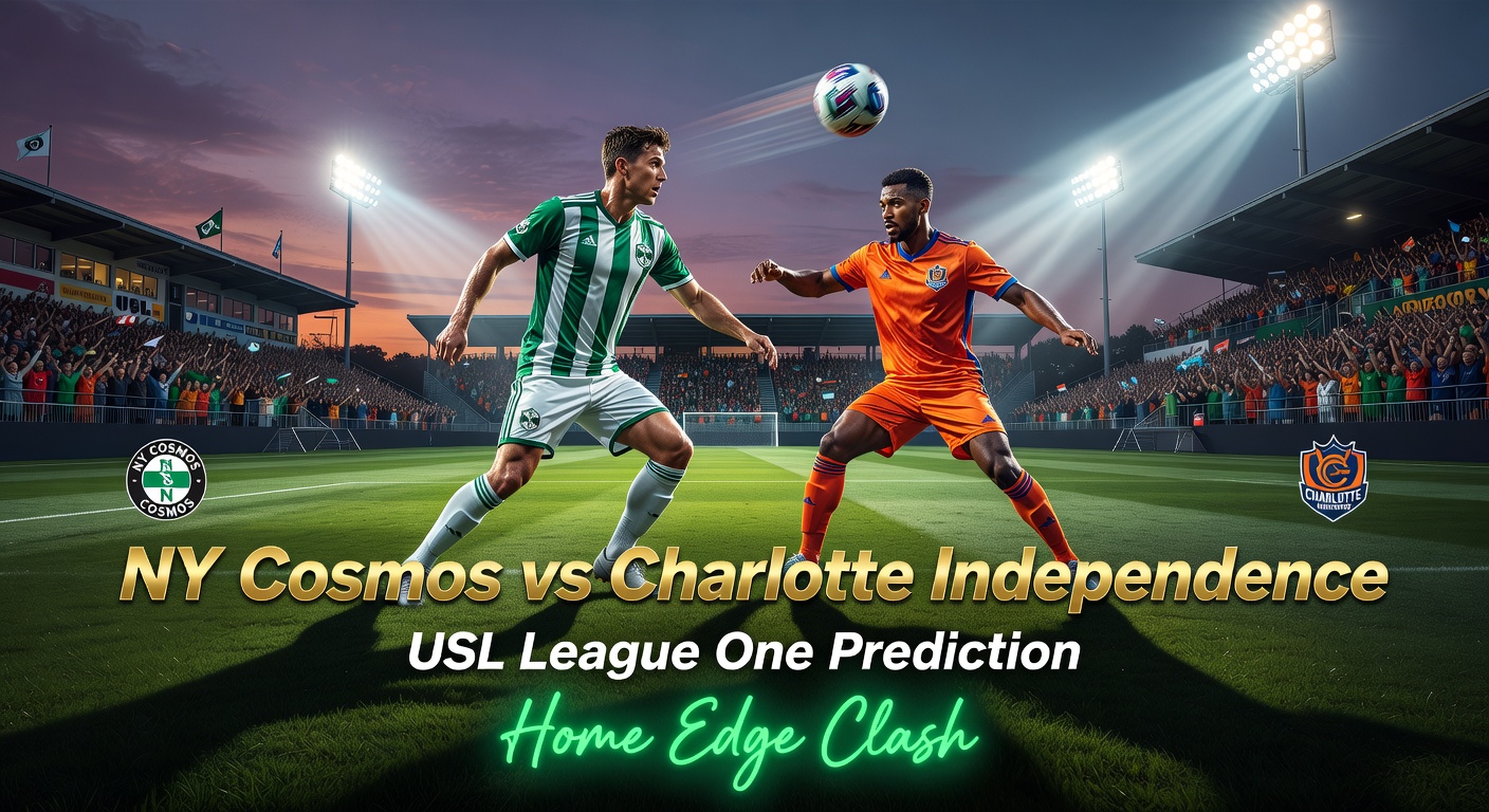 NY Cosmos vs Charlotte Independence Pronóstico / Prediction