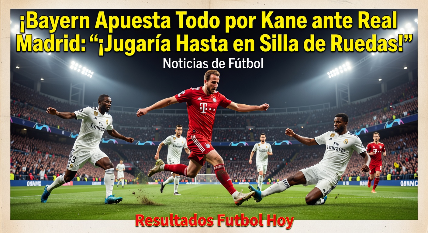 Bayern Munich confirm Harry Kane fit for Real Madrid clash (Marca, 5 hours ago)