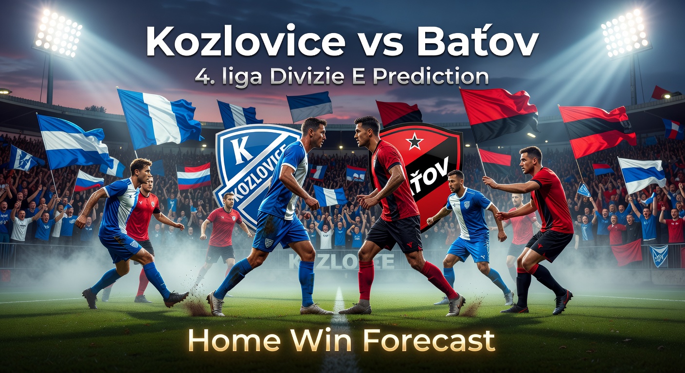 Kozlovice vs Baťov Pronóstico / Prediction
