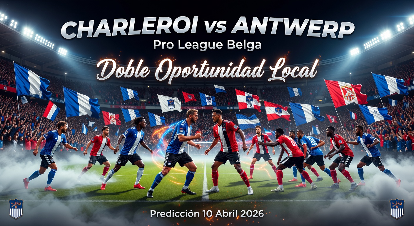Charleroi vs Antwerp Pronóstico / Prediction