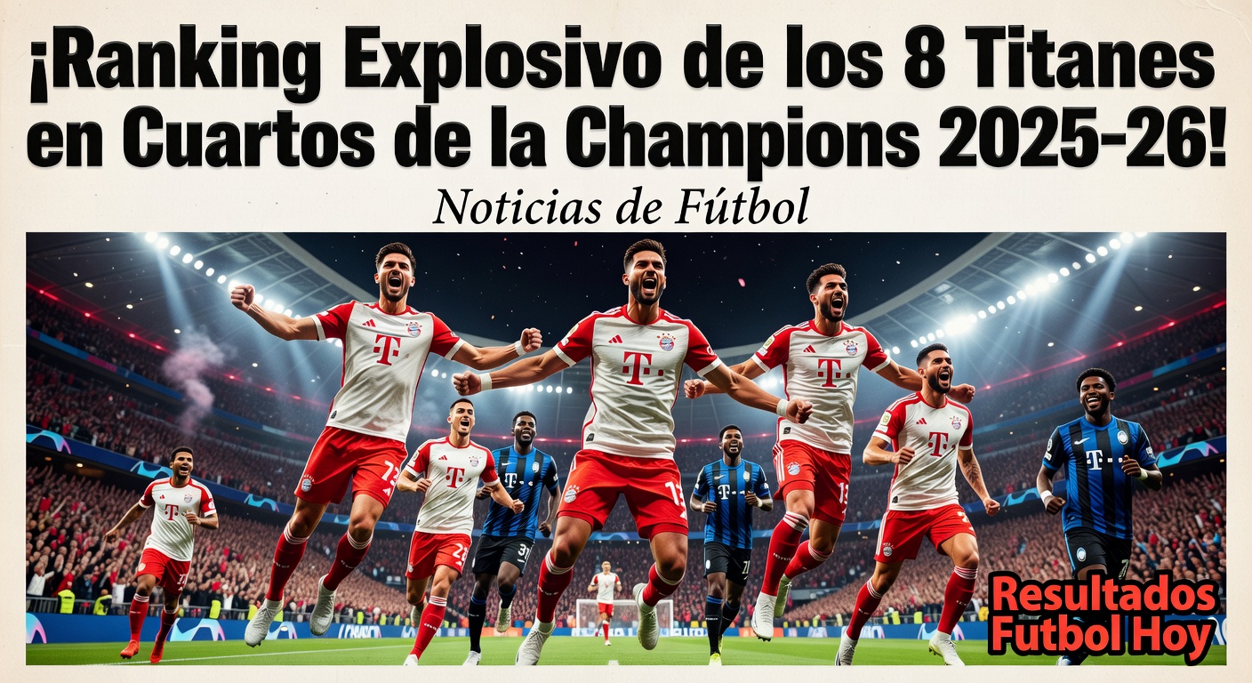 Champions League QF teams ranked: Arsenal top - The Athletic (1 day ago)