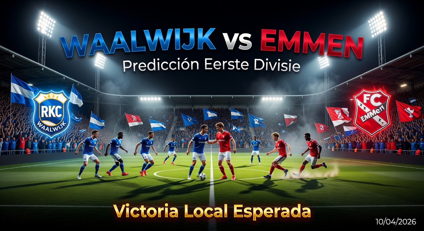 Waalwijk vs Emmen Pronóstico / Prediction