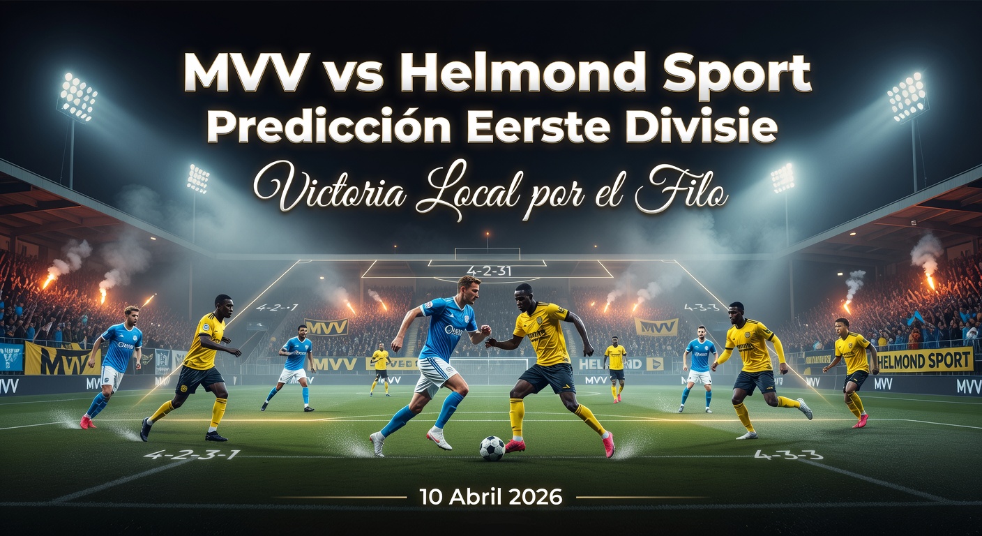 MVV vs Helmond Sport Pronóstico / Prediction