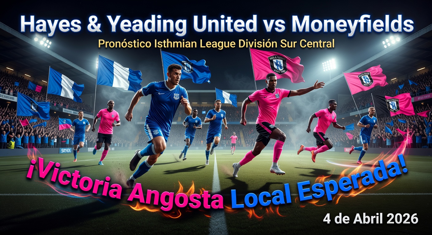 Hayes & Yeading United vs Moneyfields Pronóstico / Prediction
