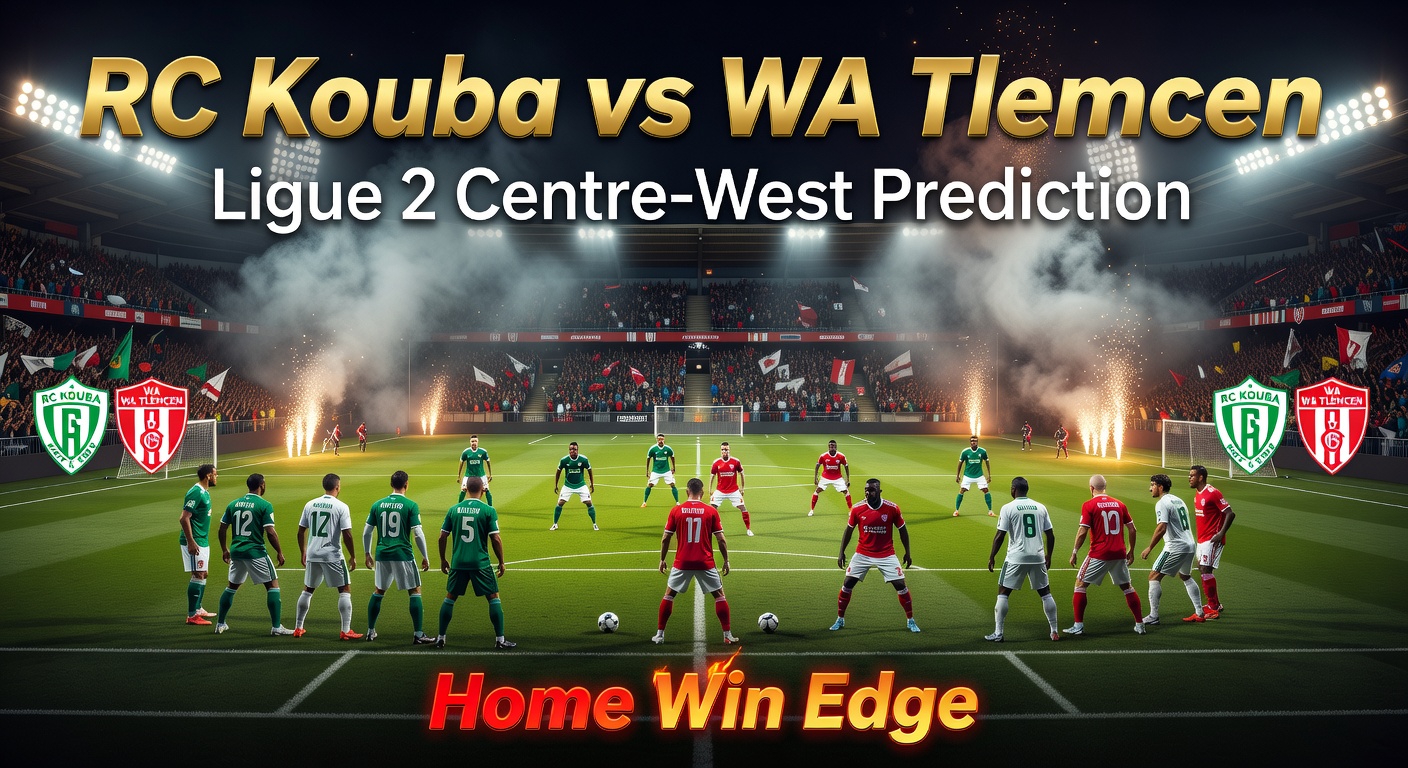 RC Kouba vs WA Tlemcen Pronóstico / Prediction