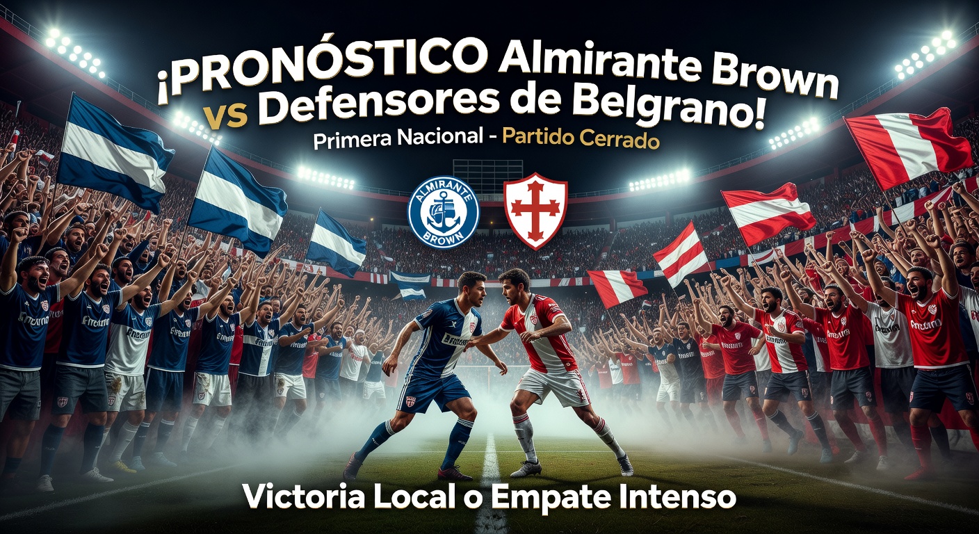 Almirante Brown vs Defensores De Belgrano Pronóstico / Prediction