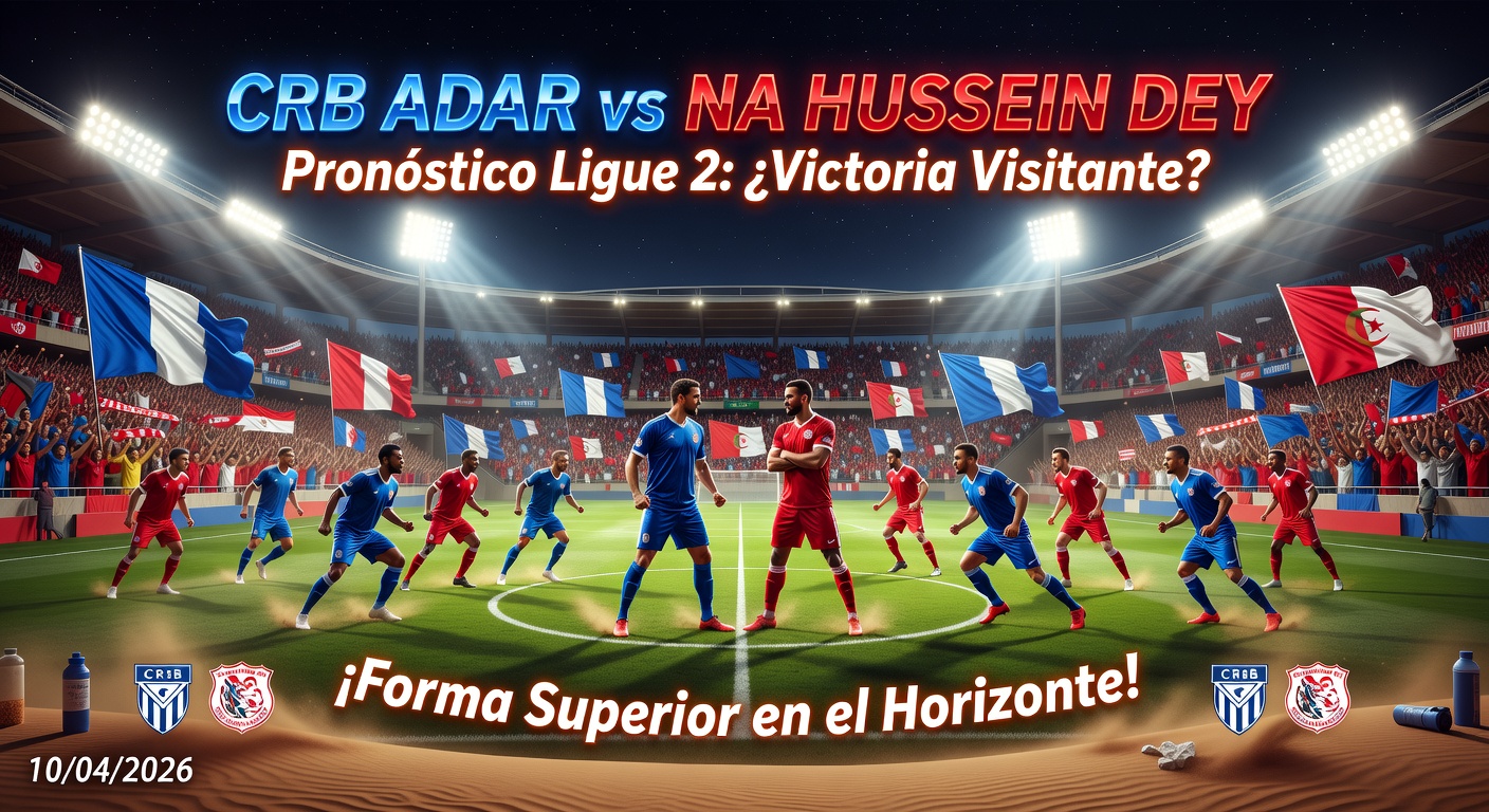 CRB Adrar vs Hussein Dey Pronóstico / Prediction