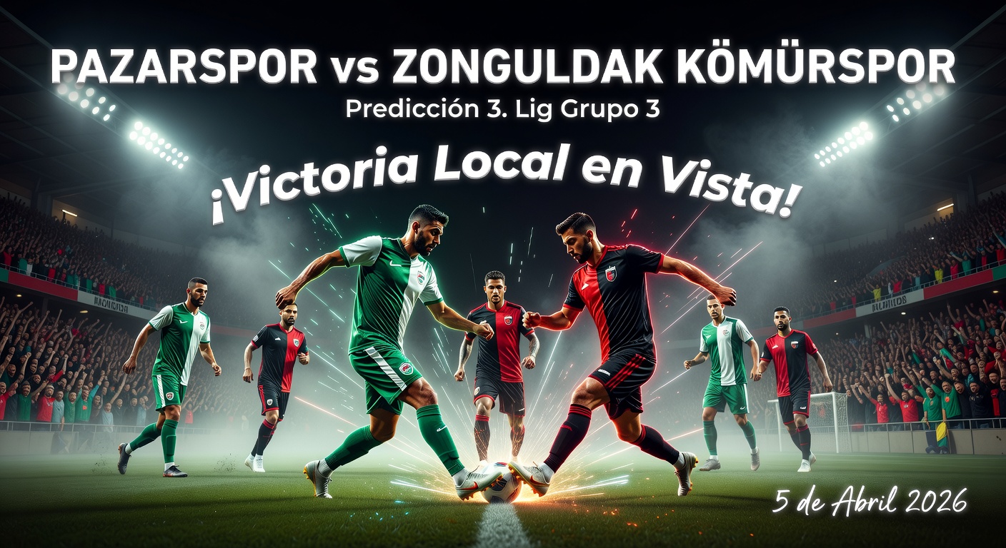 Pazarspor vs Zonguldak Kömürspor Pronóstico / Prediction