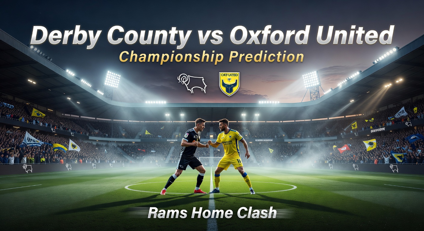 Derby vs Oxford United Pronóstico / Prediction