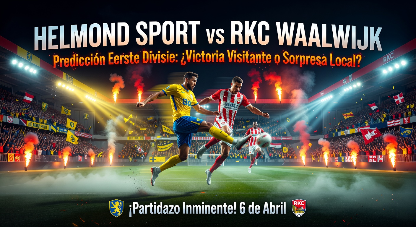 Helmond Sport vs Waalwijk Pronóstico / Prediction