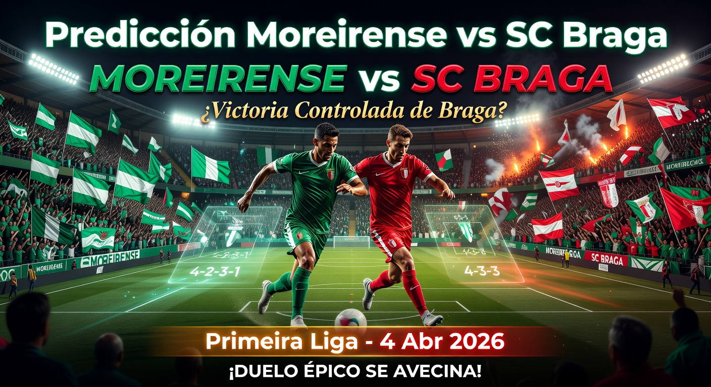 Moreirense vs SC Braga Pronóstico / Prediction