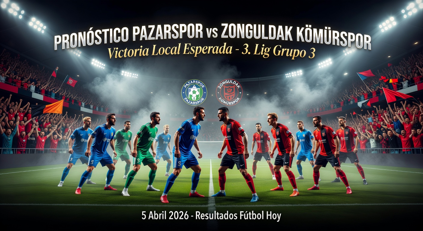 Pazarspor vs Zonguldak Kömürspor Pronóstico / Prediction
