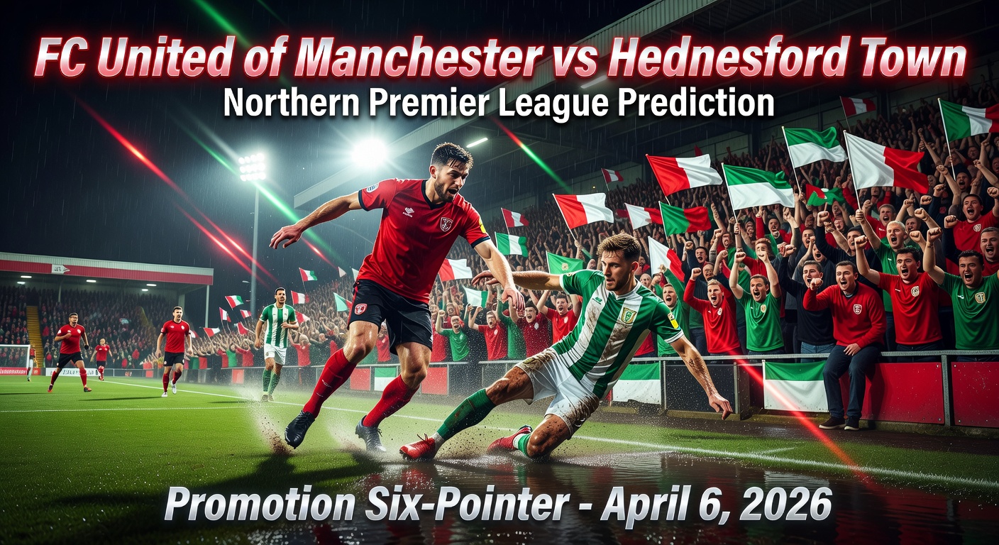 United of Manchester vs Hednesford Town Pronóstico / Prediction