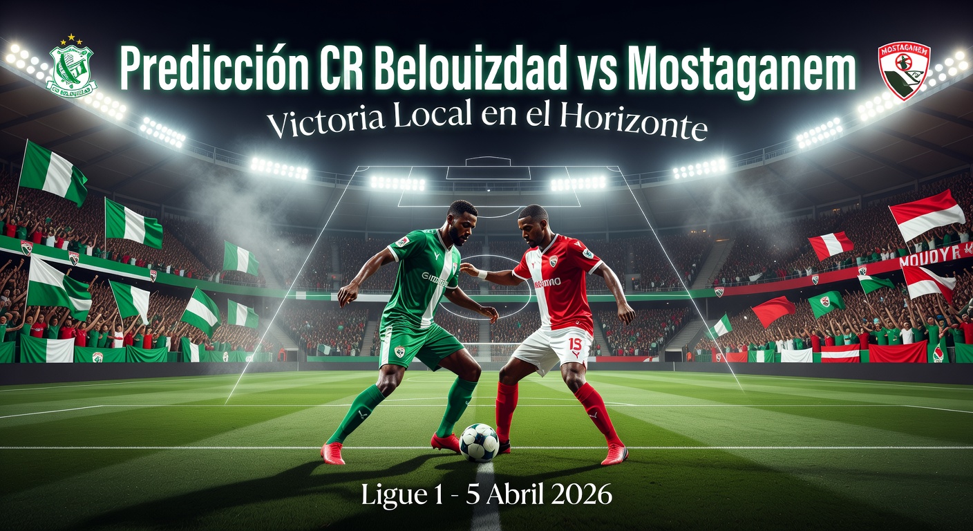 CR Belouizdad vs Mostaganem Pronóstico / Prediction