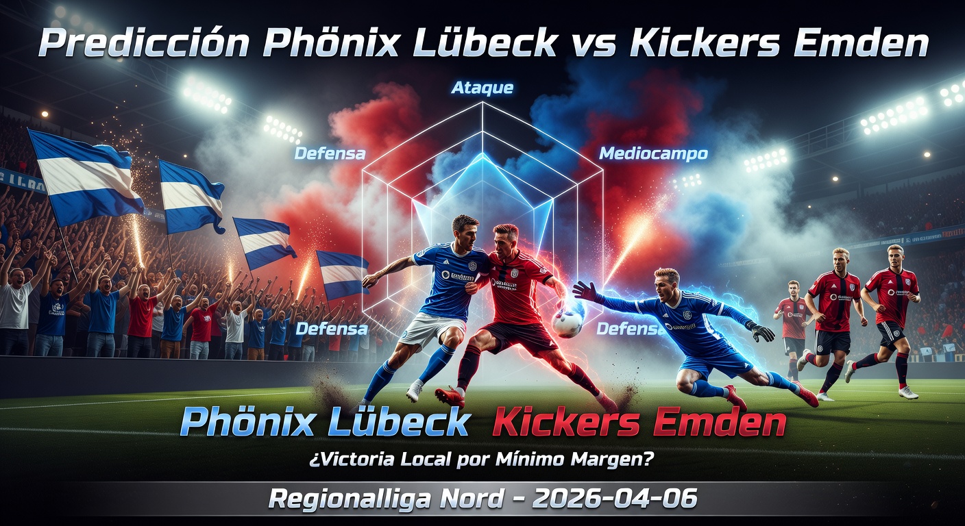 Phönix Lübeck vs Kickers Emden Pronóstico / Prediction
