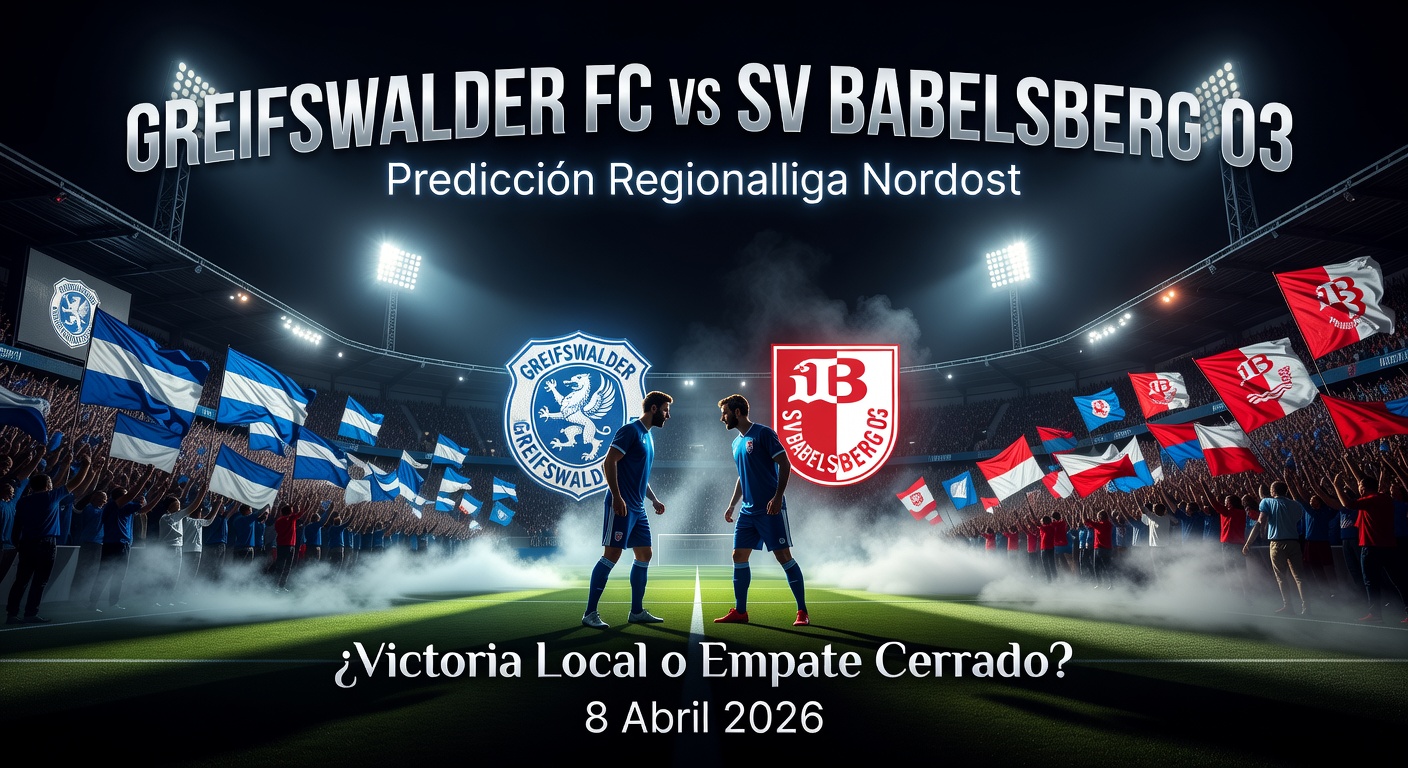 Greifswalder FC vs SV Babelsberg 03 Pronóstico / Prediction