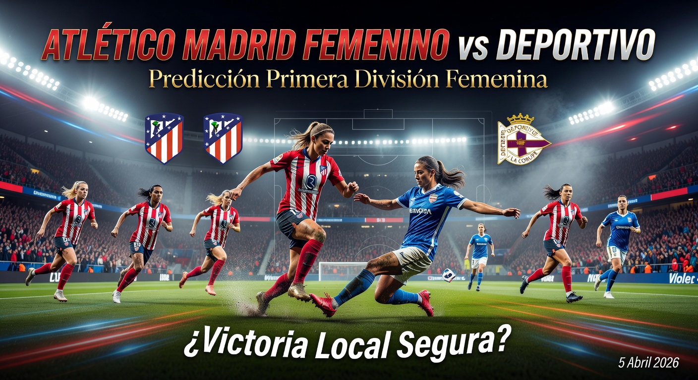 Atletico Madrid W vs Deportivo de La Coruña W Pronóstico / Prediction