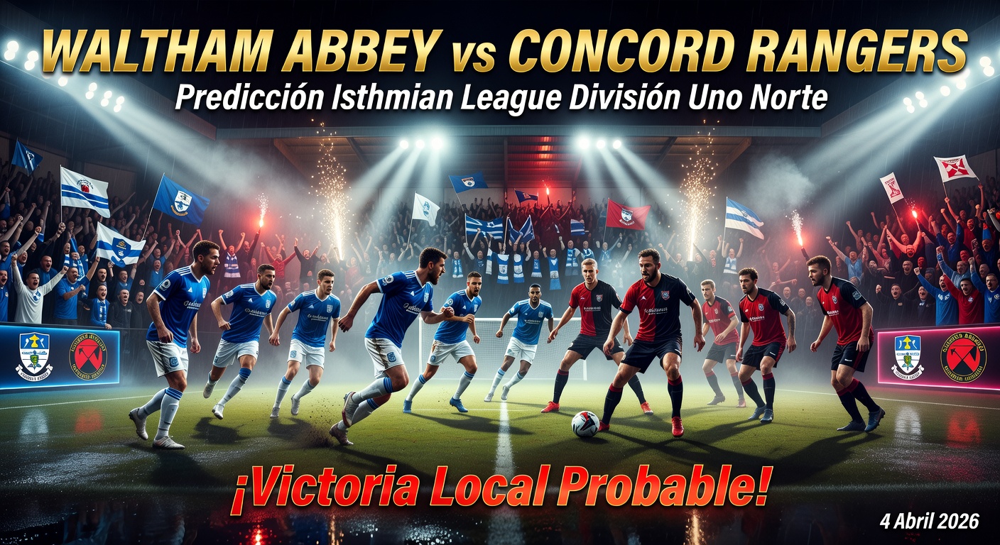 Waltham Abbey vs Concord Rangers Pronóstico / Prediction
