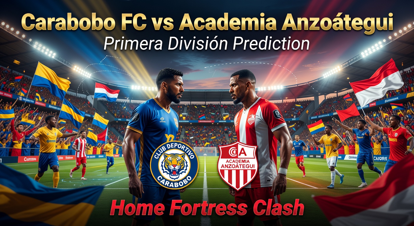 Carabobo FC vs Academia Anzoátegui Pronóstico / Prediction