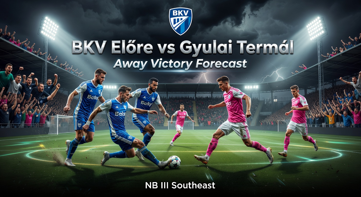 BKV Előre vs Gyulai Termál Pronóstico / Prediction