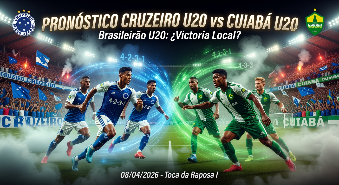Cruzeiro U20 vs Cuiabá U20 Pronóstico / Prediction