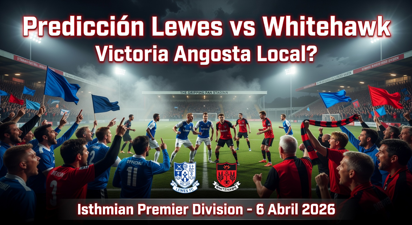 Lewes vs Whitehawk Pronóstico / Prediction