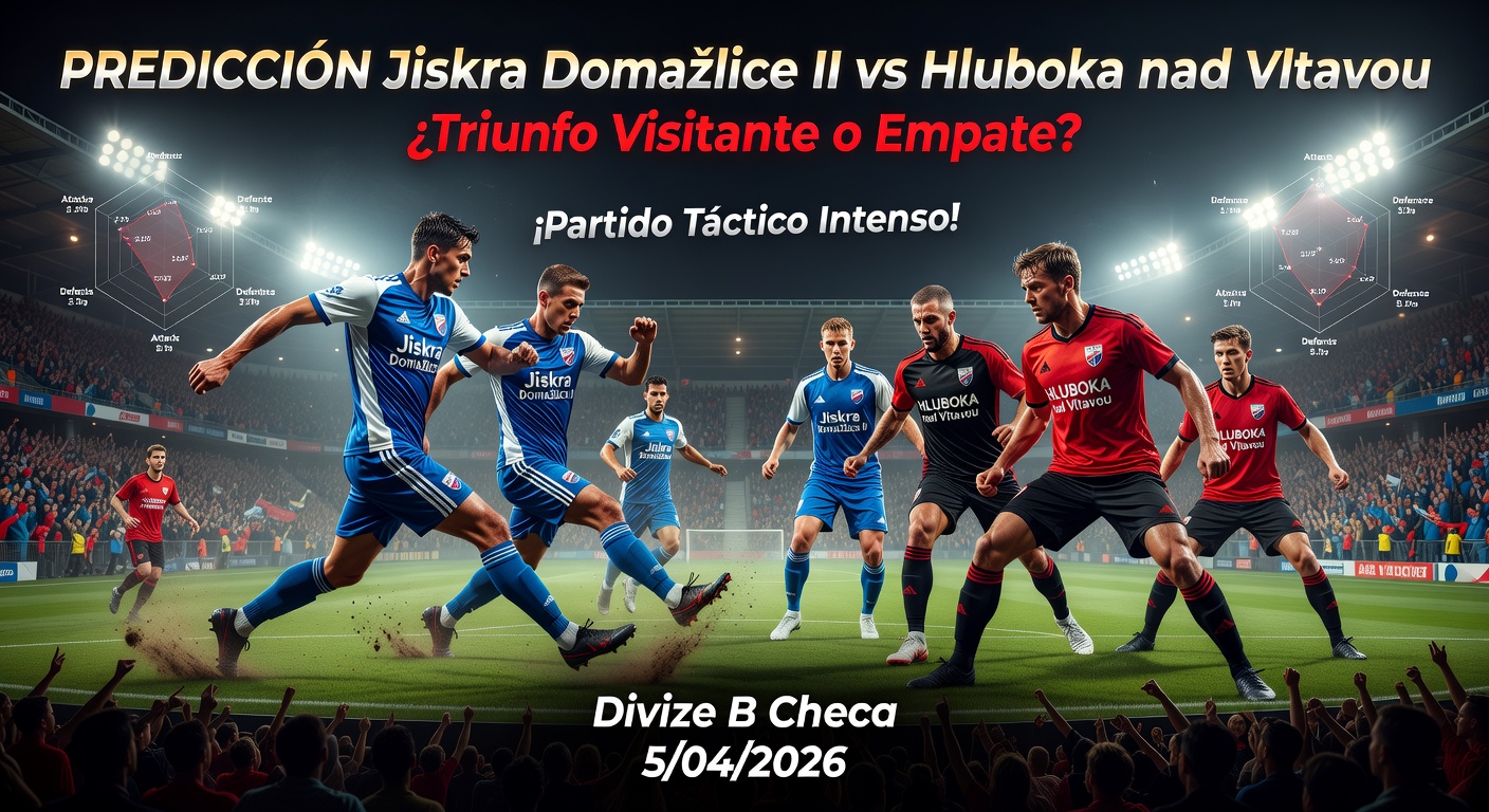 Jiskra Domažlice II vs Hluboka nad Vltavou Pronóstico / Prediction