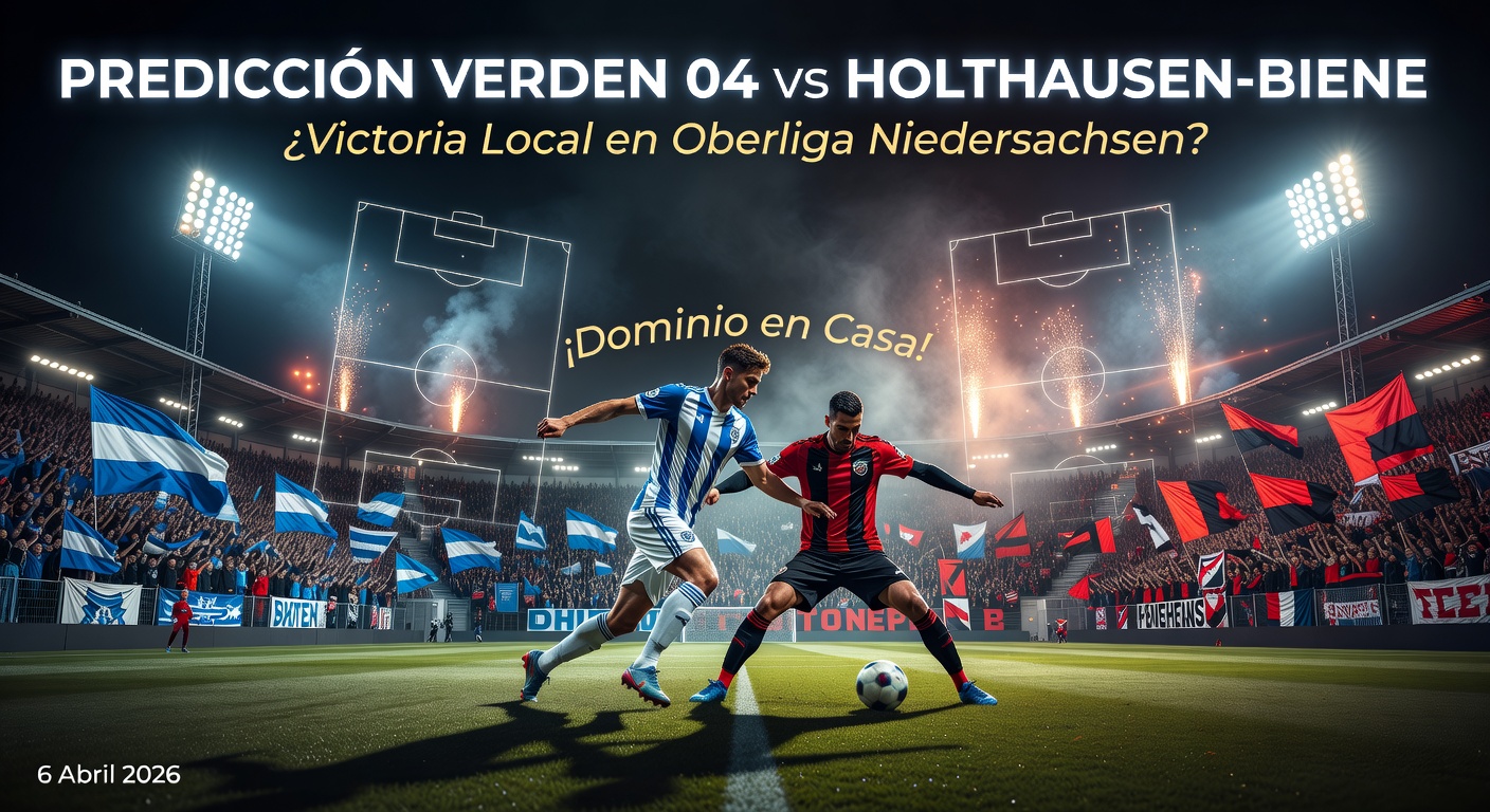Verden 04 vs Holthausen-Biene Pronóstico / Prediction