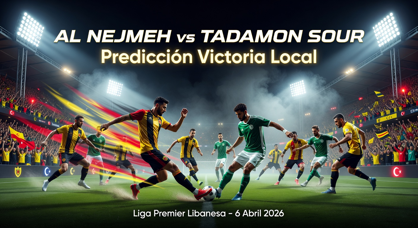 Al Nejmeh vs Tadamon Sour Pronóstico / Prediction