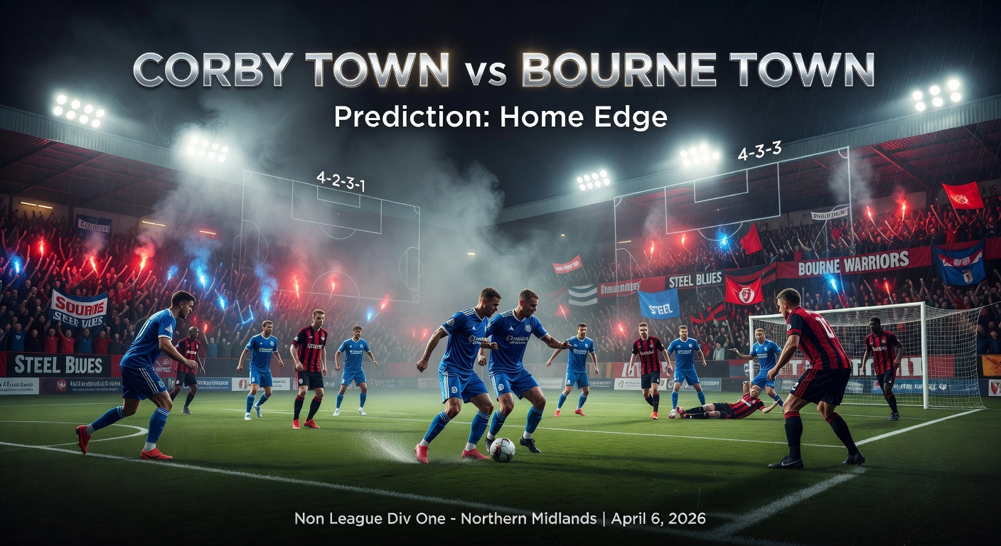 Corby Town vs Bourne Town Pronóstico / Prediction