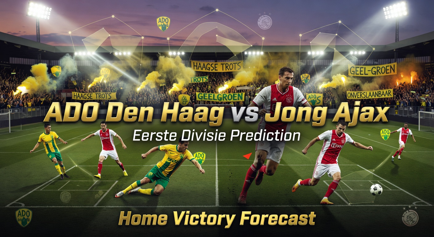 ADO Den Haag vs Jong Ajax Pronóstico / Prediction