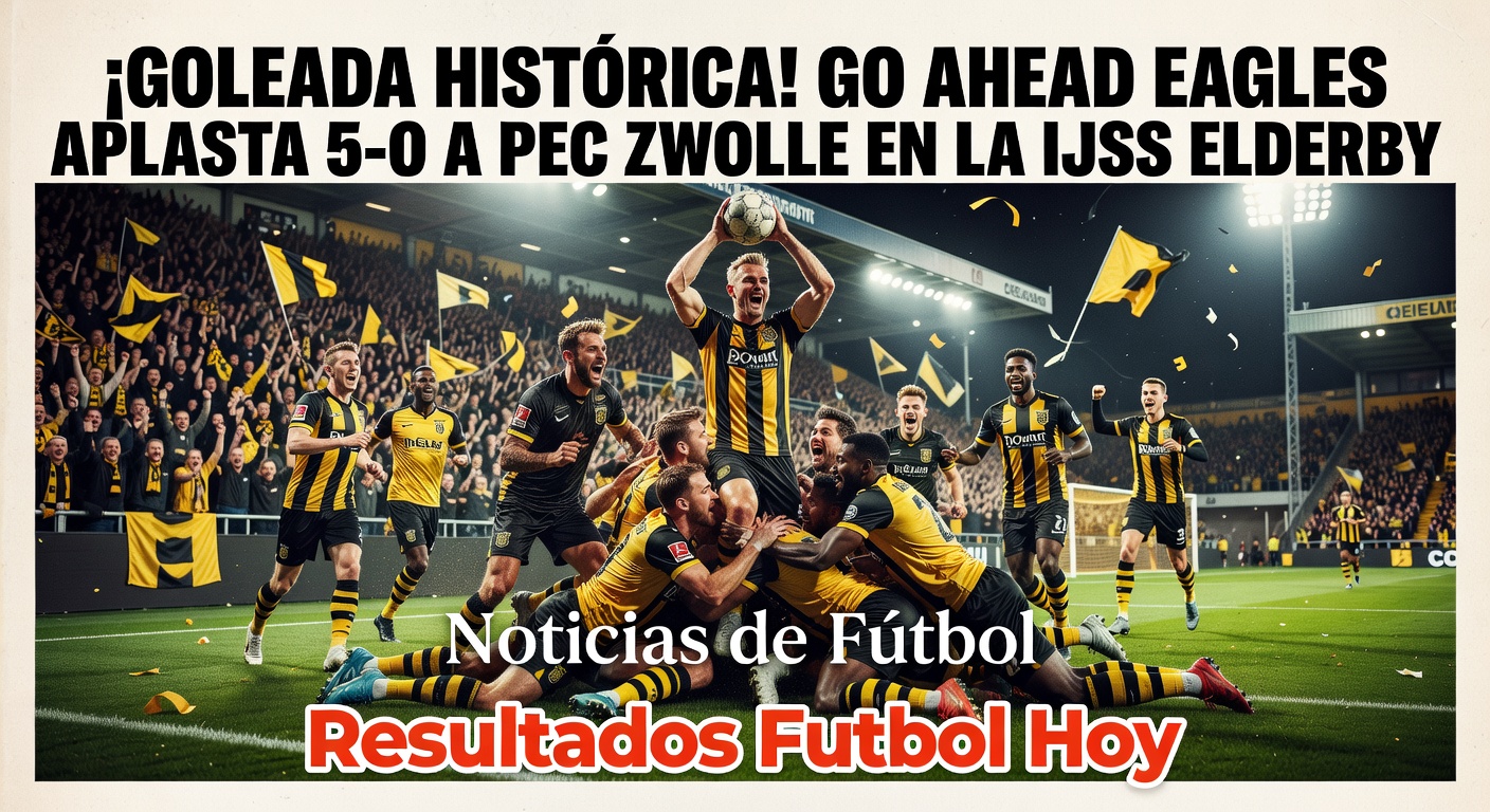 Go Ahead Eagles Demolish PEC Zwolle 5-0 in Eredivisie