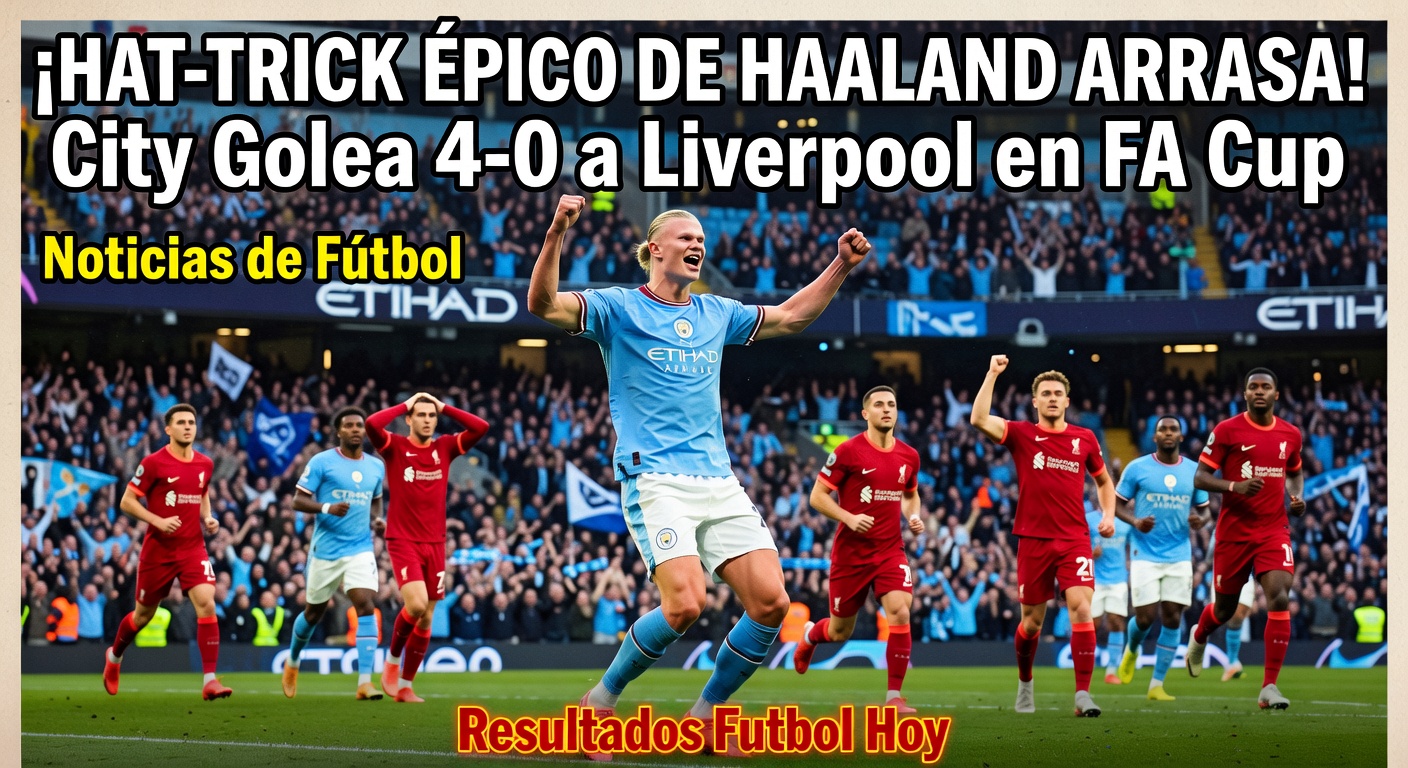 Man City Crush Liverpool 4-0 in FA Cup Quarterfinal