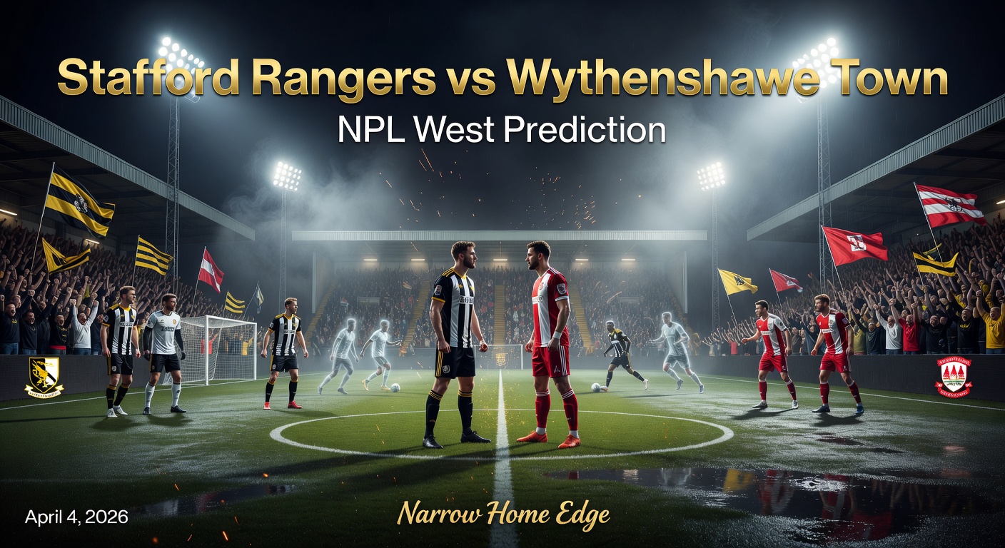 Stafford Rangers vs Wythenshawe Town Pronóstico / Prediction