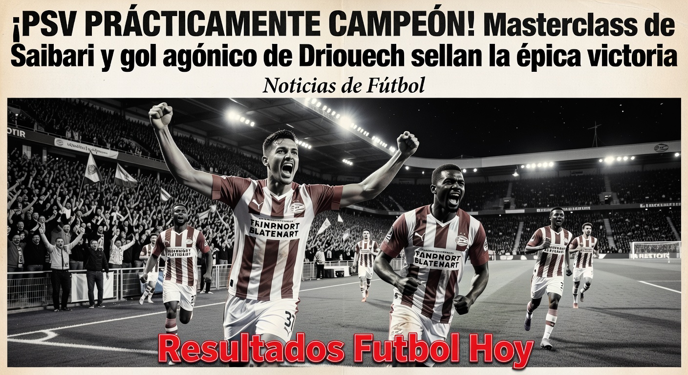 PSV effectively champions after Saibari masterclass (Goal.com, Apr 5)