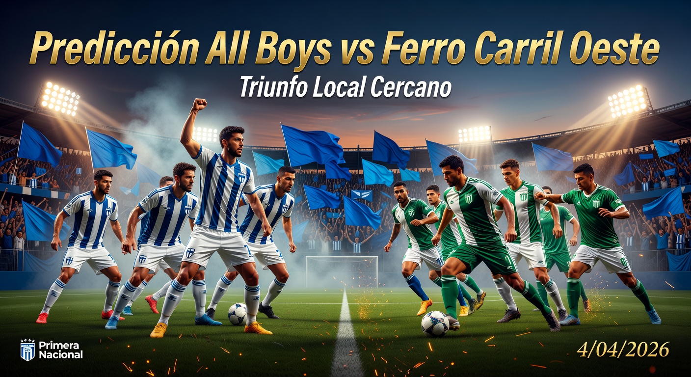 All Boys vs Ferro Carril Oeste Pronóstico / Prediction