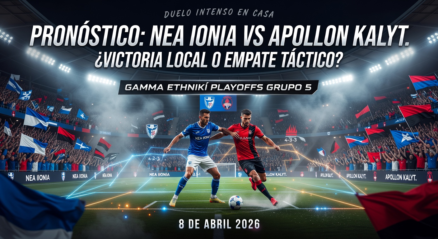 Nea Ionia vs Apollon Kalyt. Pronóstico / Prediction